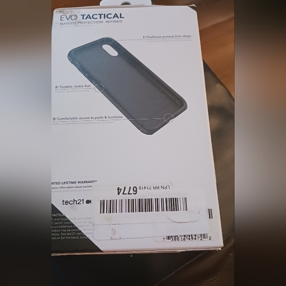Tech 21 Tacticle Iphone X With Flexshock Case - Picture 3 of 6
